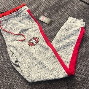 NFL Women's Gray and Red Track Pants